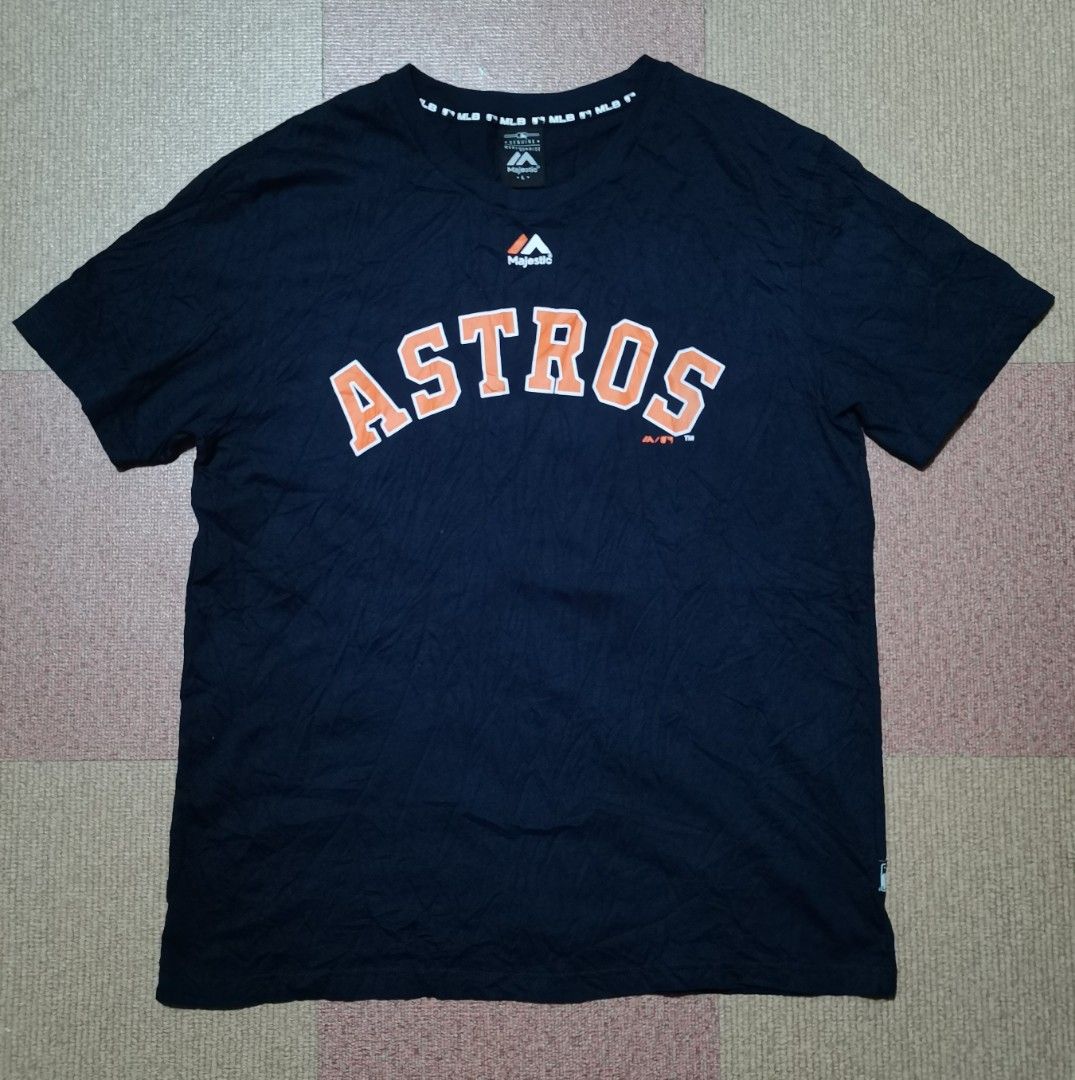 MLB HOUSTON ASTROS COOPERSTOWN COLLECTION MAJESTIC JERSEY, Men's Fashion,  Tops & Sets, Tshirts & Polo Shirts on Carousell