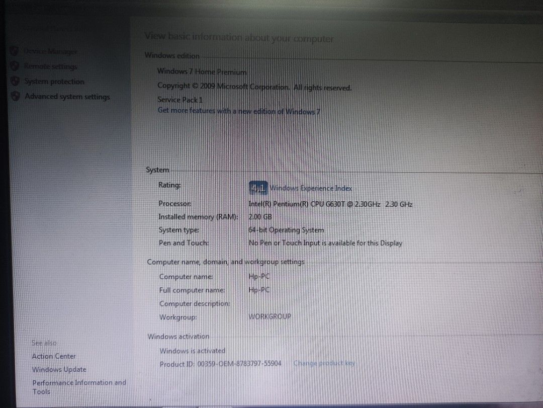 hp p21121l (read description), Computers & Tech, Desktops on Carousell