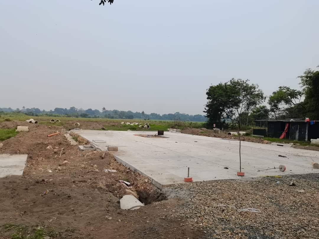 Hulugang lupa sa Brgy San Juan 1 Ternate Cavite Along NaicTernate Road