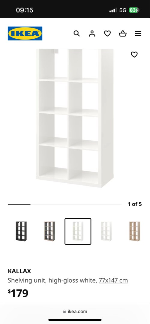 IKEA Kallax Shelf, Furniture & Home Living, Furniture, Shelves