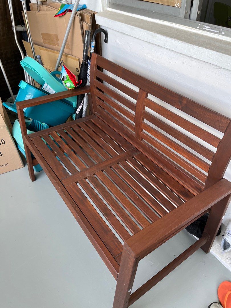 ikea outdoor bench, Furniture & Home Living, Outdoor Furniture on Carousell