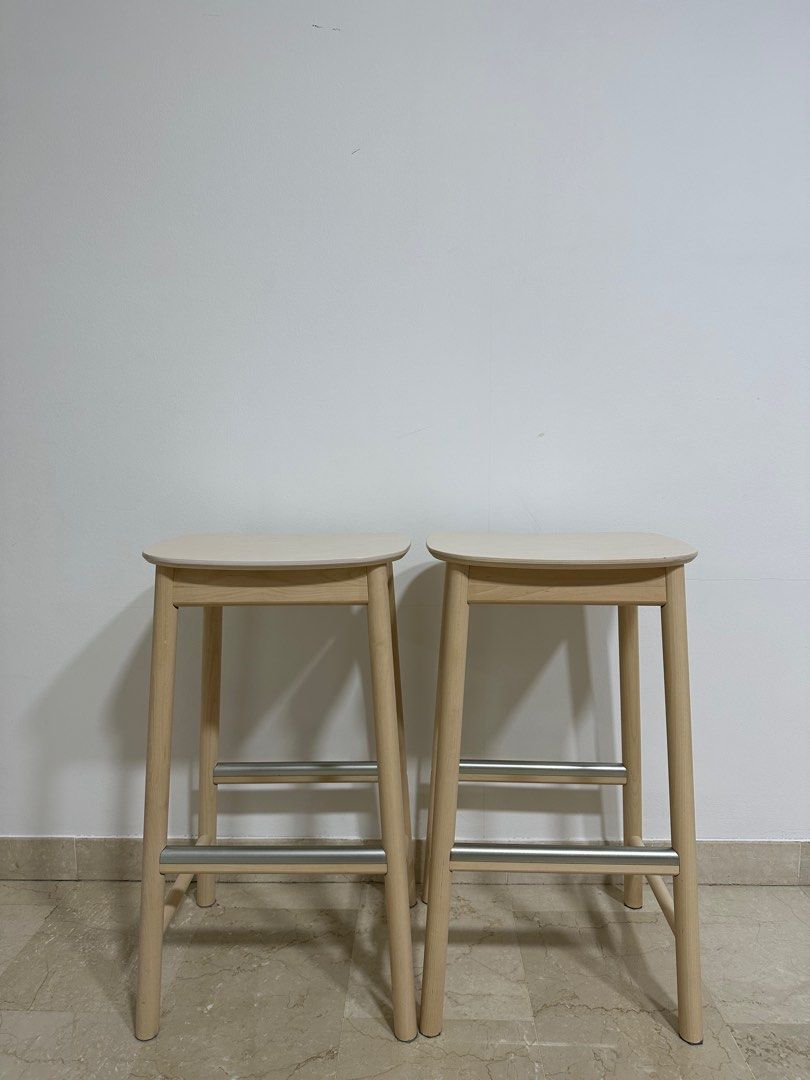 IKEA Ronninge Bar Stools 75cm for $70, Furniture Home Living