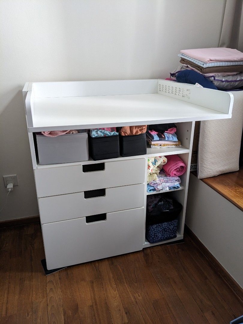IKEA SMASTAD Diaper Changing Table, Babies & Kids, Bathing & Changing