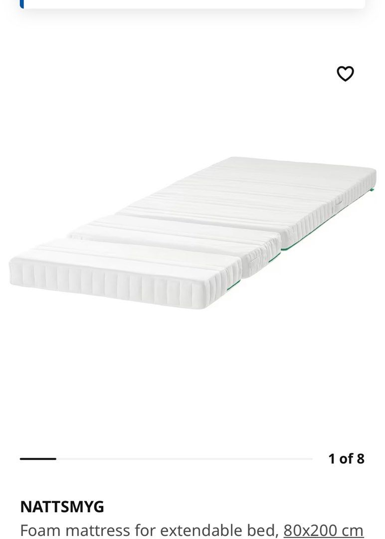 IKEA Sundvik extendable bed frame + extendable mattress, Babies & Kids