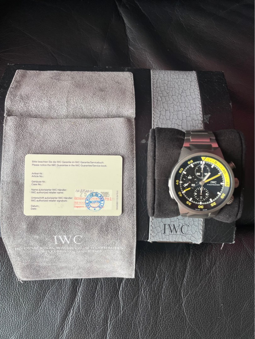 Iwc split minute on sale