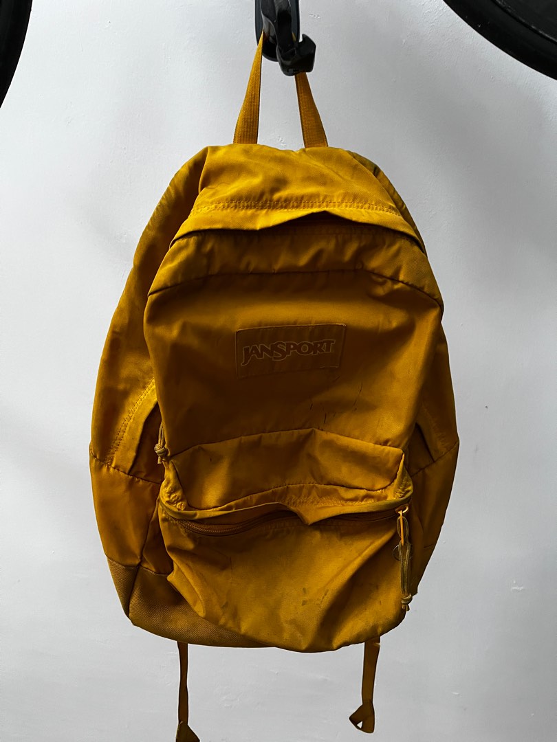 Jansport mustard backpack sale