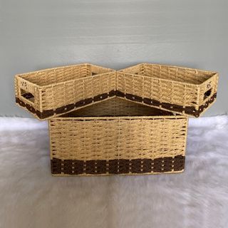 Japan Brown Rattan Baskets
