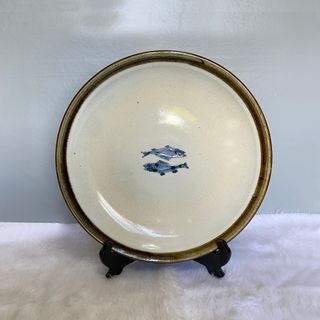 Japan Marked Fish Painted Dinner Plate