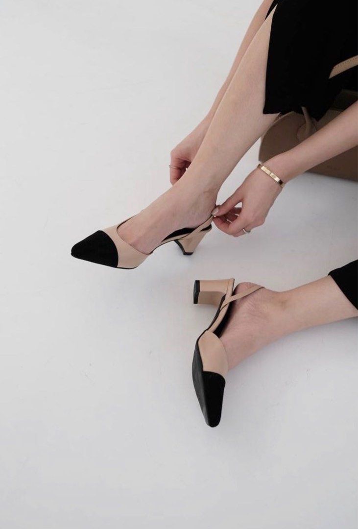 Jenith COCO HEELS (NUDE BROWN), Women's Fashion, Footwear, Heels on ...