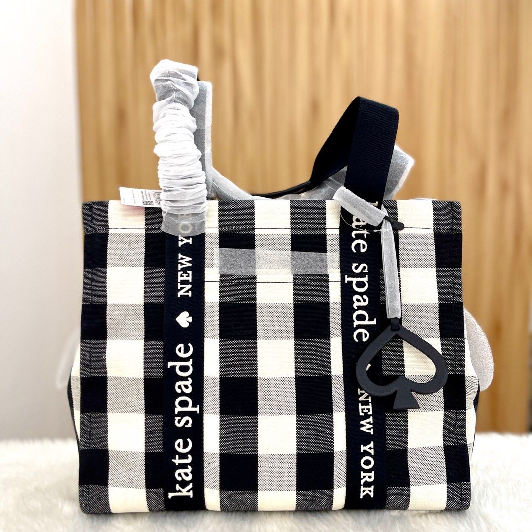 Kate spade gingham purse clearance