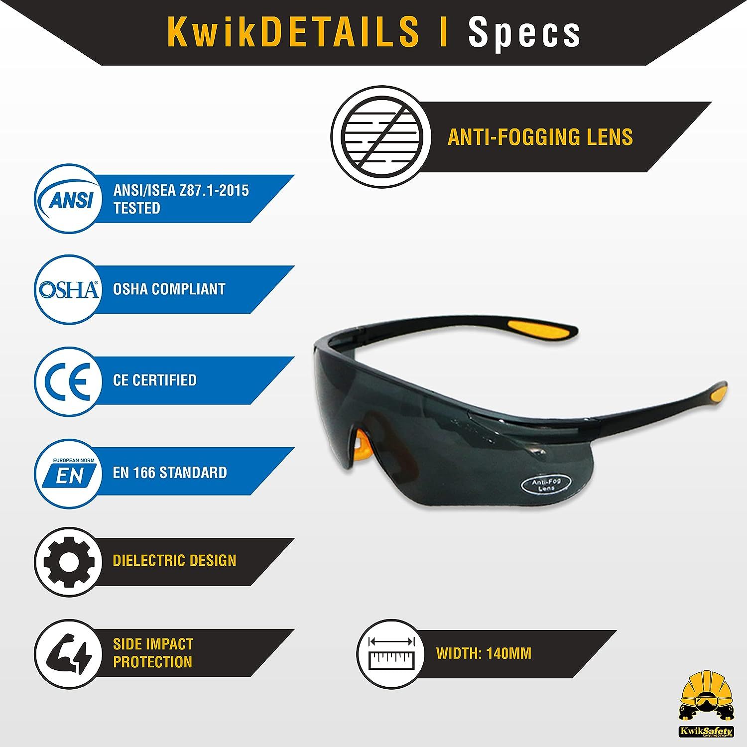 KwikSafety (Charlotte, NC) Tortoise Shell PPE KIT (18 Vents) Full Brim ...