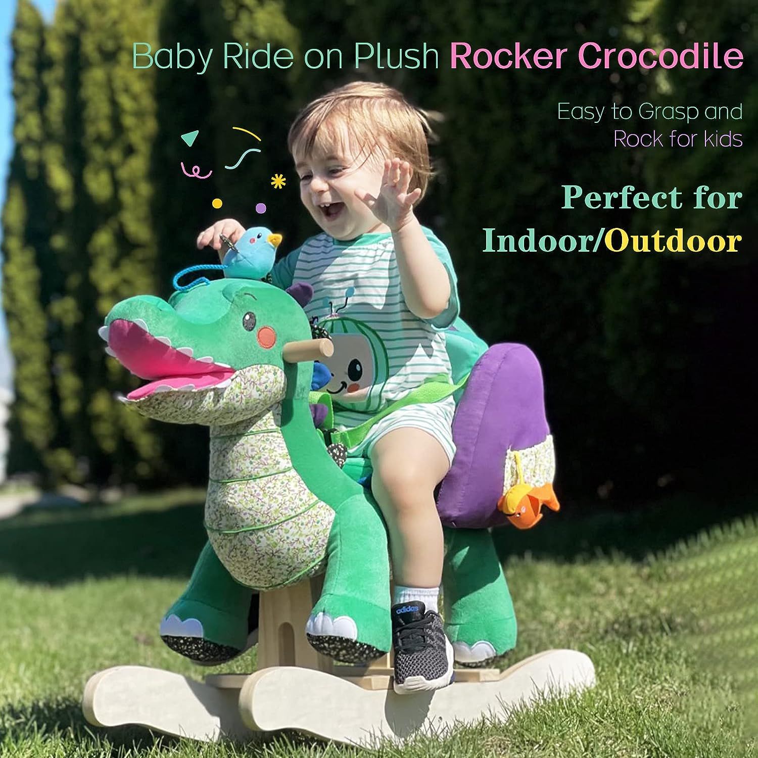 Plush animal rocker store