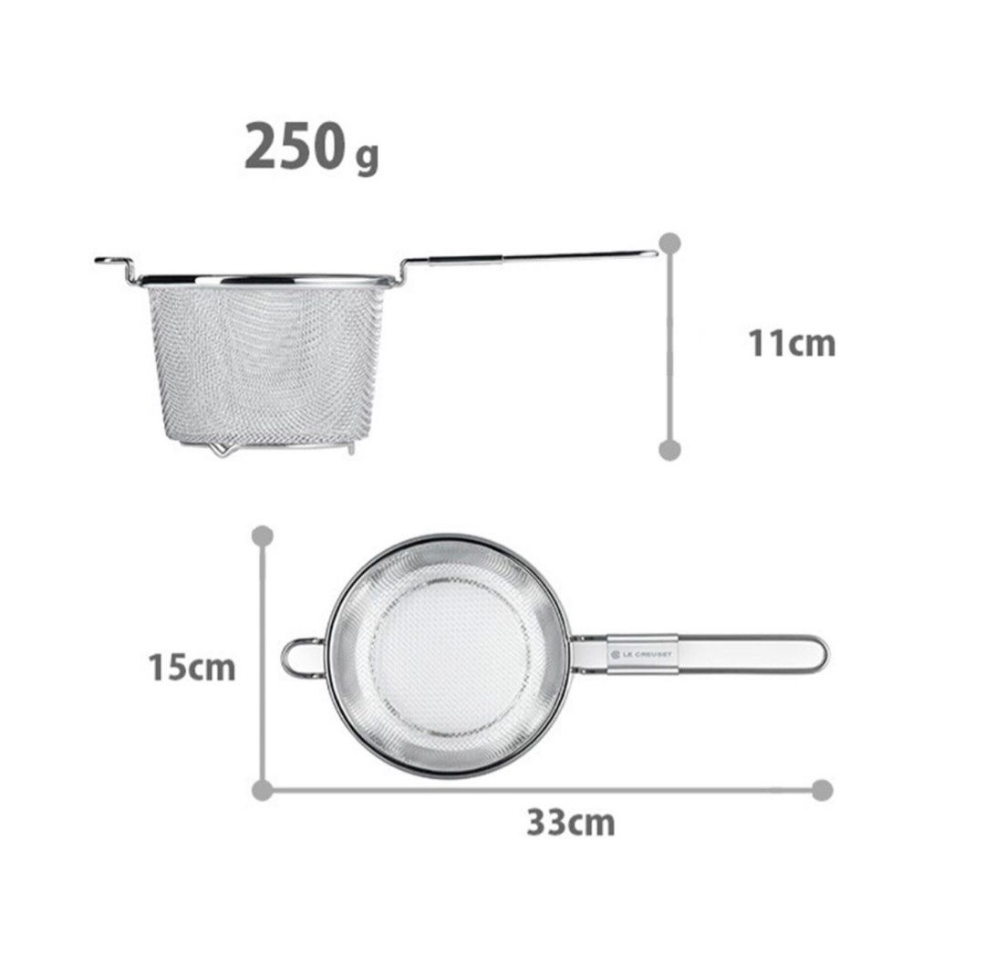 Le Creuset Stainless Steel Colander/Strainer, Furniture & Home Living