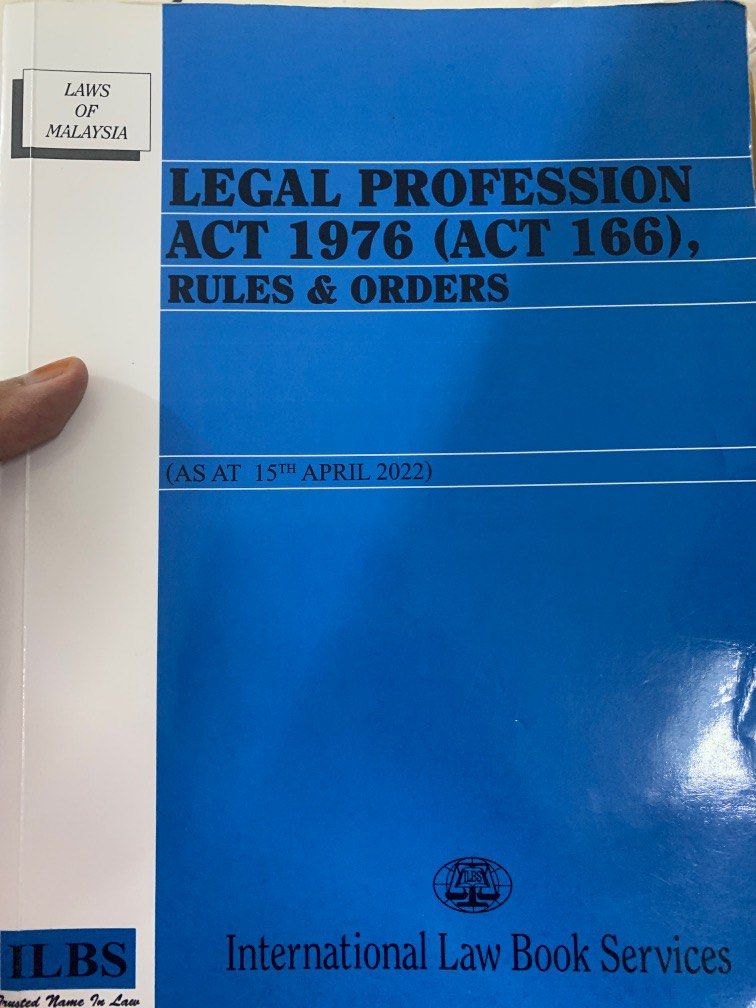 Legal Profession Act 1976 (act 166) Rules & Order, Hobbies & Toys