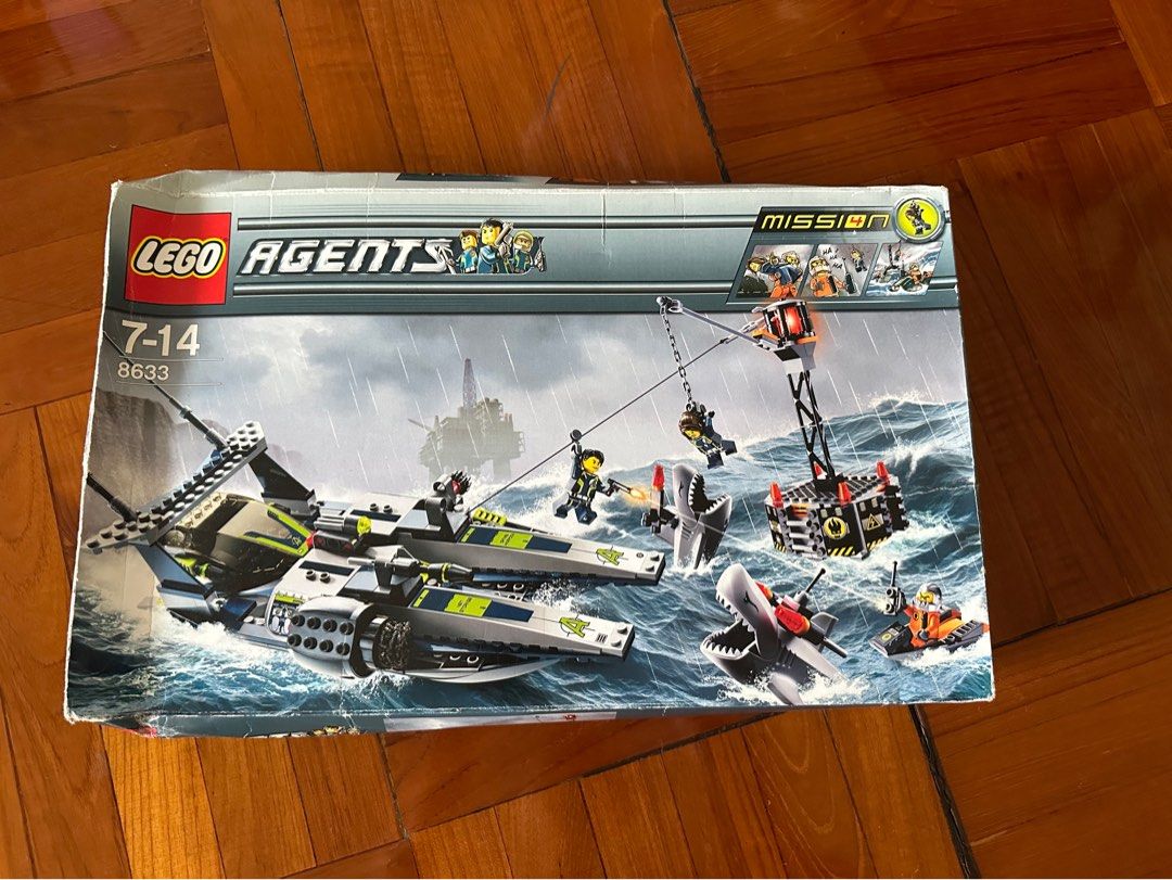 LEGO Agents Speedboat Rescue 8633 Carousell