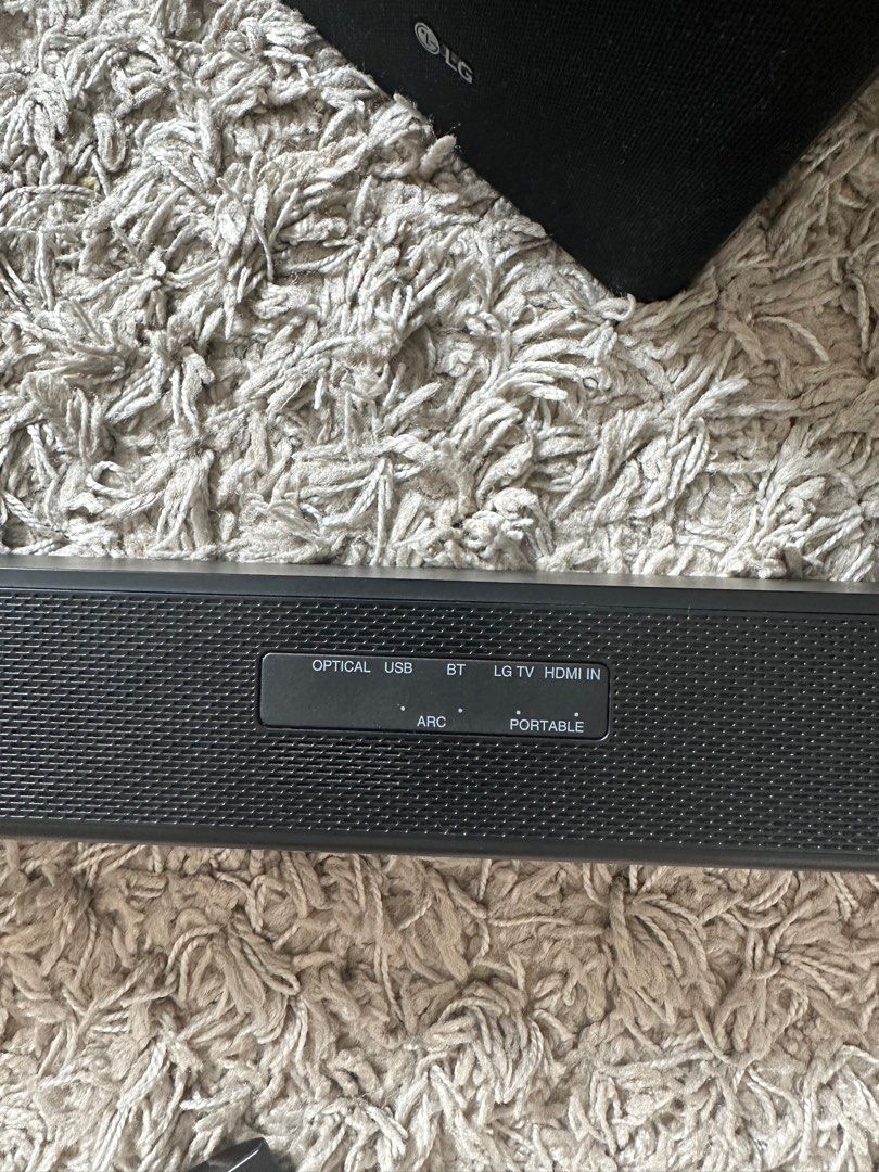 sound bar LG soundbar wireless subwoofer, 音響器材, Soundbar、揚聲器、藍牙喇叭、耳擴