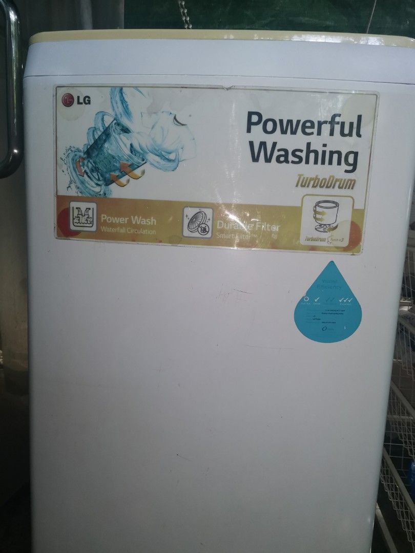 LG turbo drum 8.0kg, TV & Home Appliances, Washing Machines and Dryers