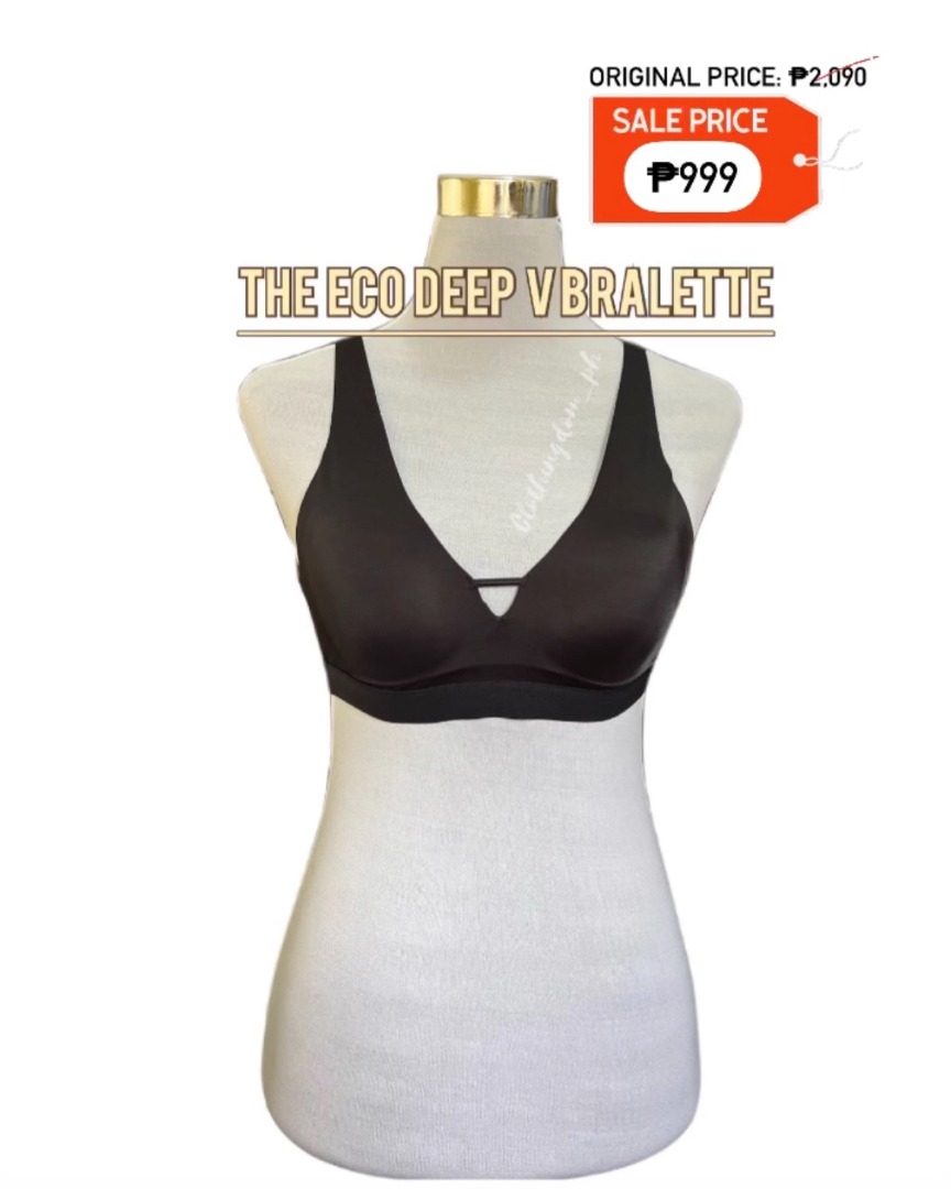 LIVELY Bra The Eco Deep V Bralette on Carousell