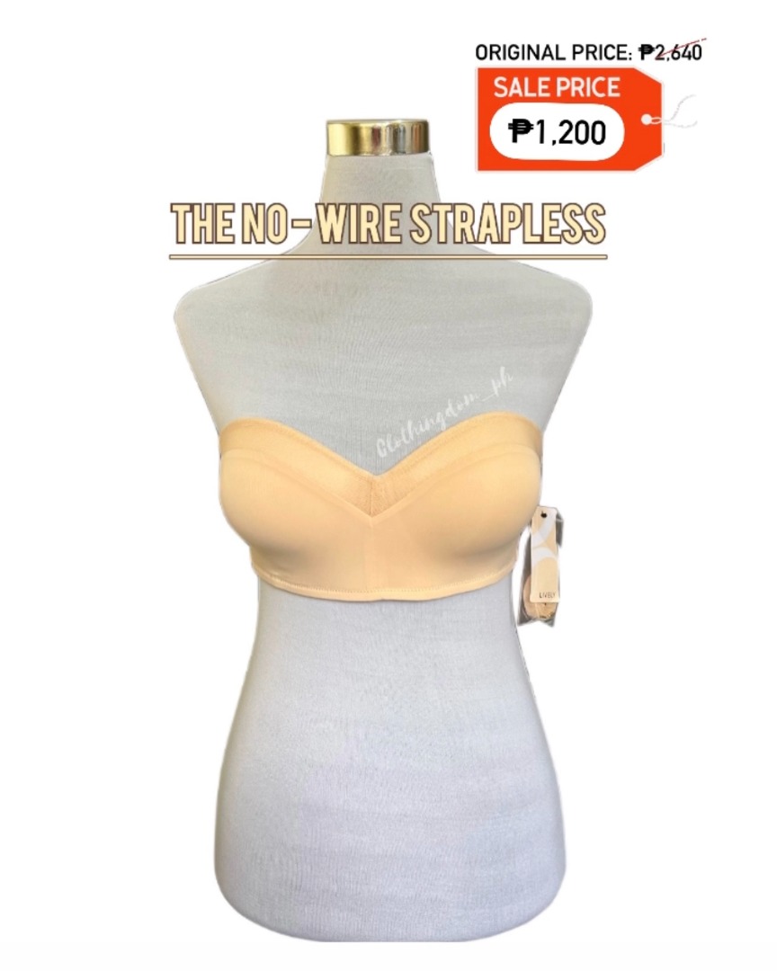 LIVELY Bra The NoWire Strapless on Carousell