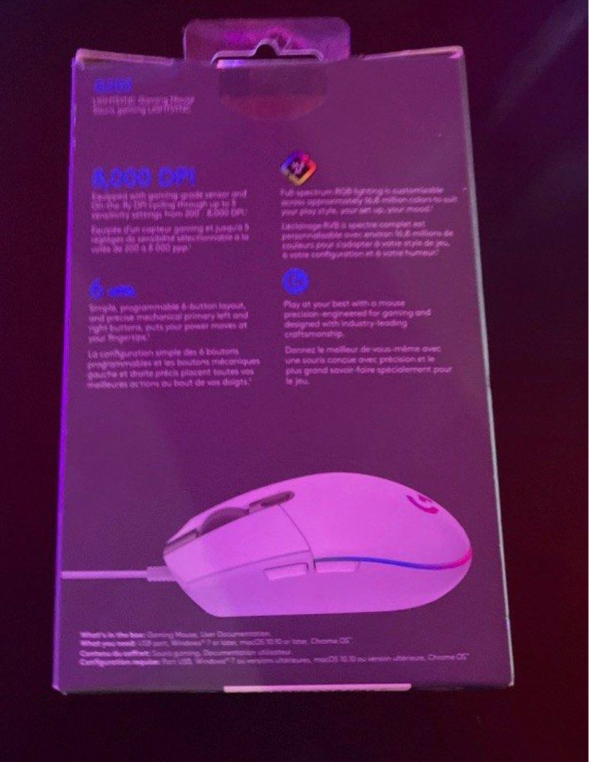 Logitech G203 mouse, Computers & Tech, Parts & Accessories, Mouse & Mousepads on Carousell