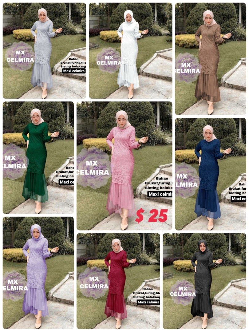 Long Dress muslimah hijab fashion Women s Fashion Muslimah Fashion Dresses on Carousell