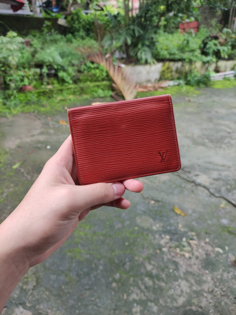 Red Louis Vuitton Wallets and cardholders for Women