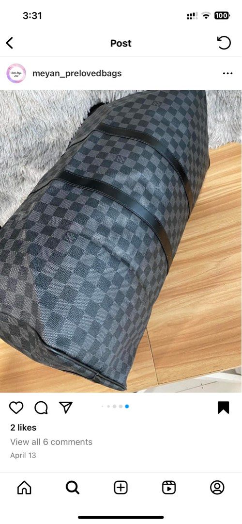 Louis Vuitton x Bape Shark Damier Graphite Keepall Bandoulier e, Luxury,  Bags & Wallets on Carousell