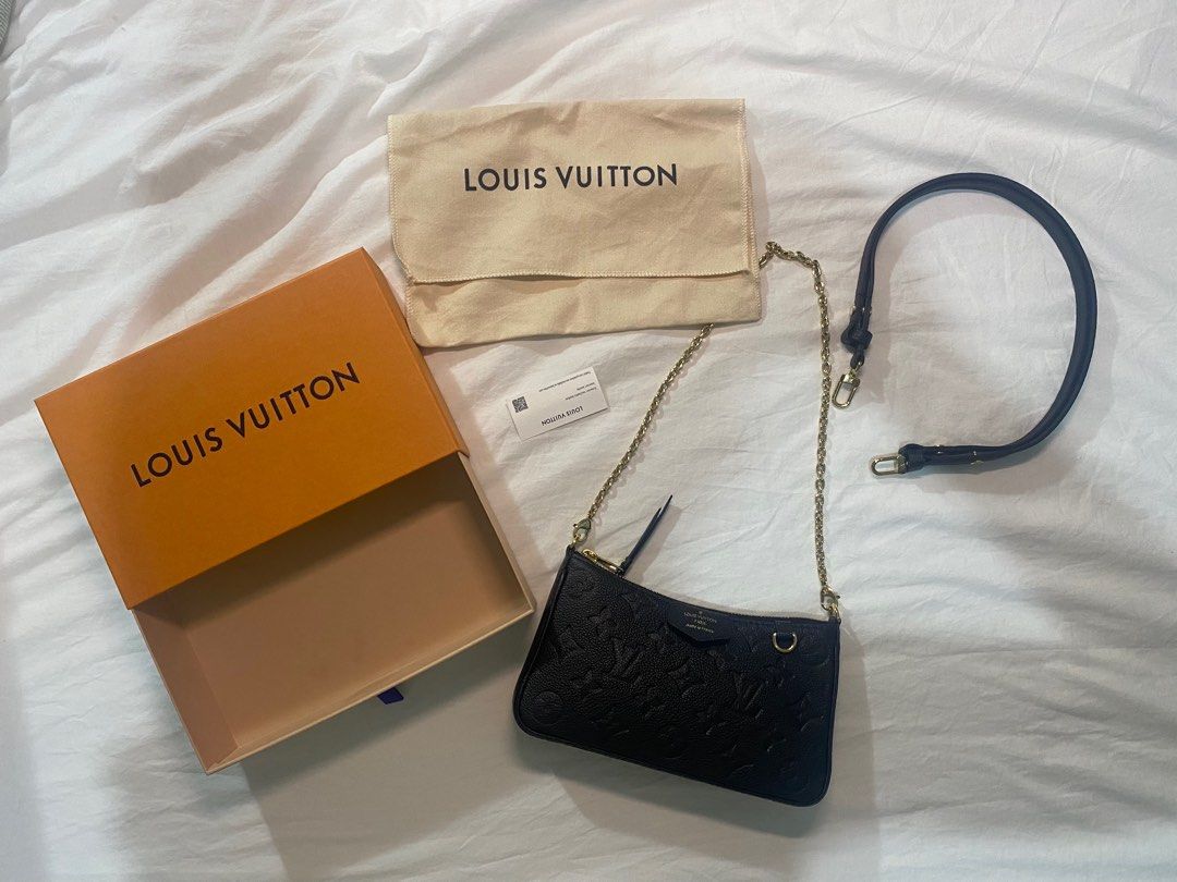 Louis Vuitton Easy Pouch on Strap Turtledove Monogram Empreinte