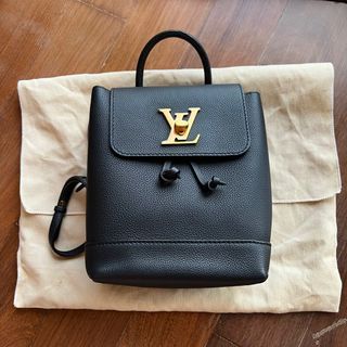 Louis Vuitton Rubis Calfskin Leather Lockme Backpack Louis Vuitton