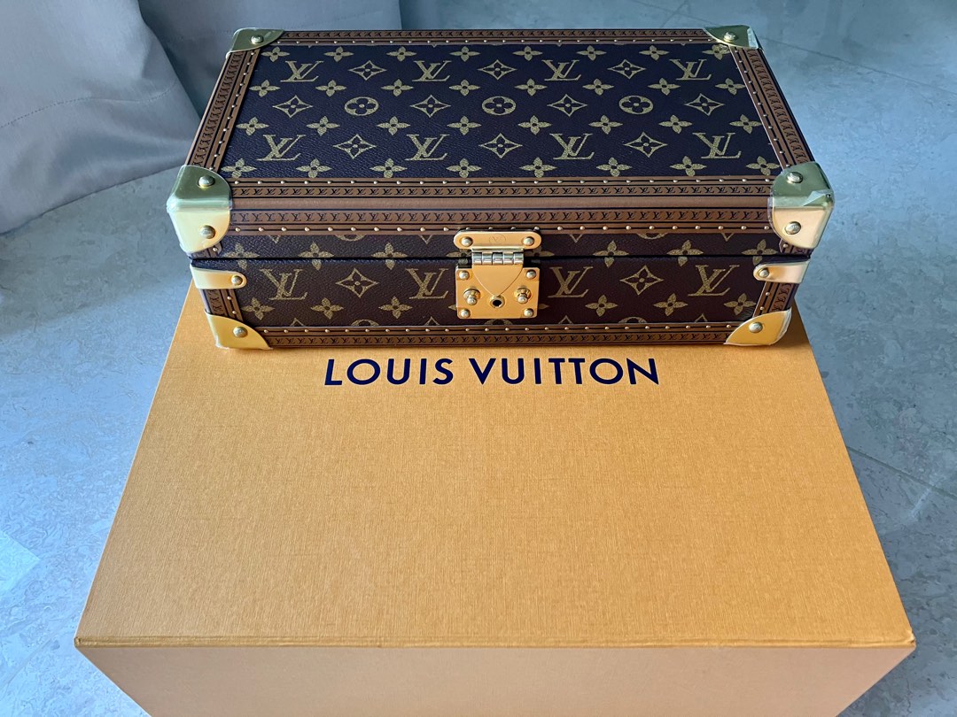 Louis Vuitton Table Clock Trunk, Luxury, Watches on Carousell