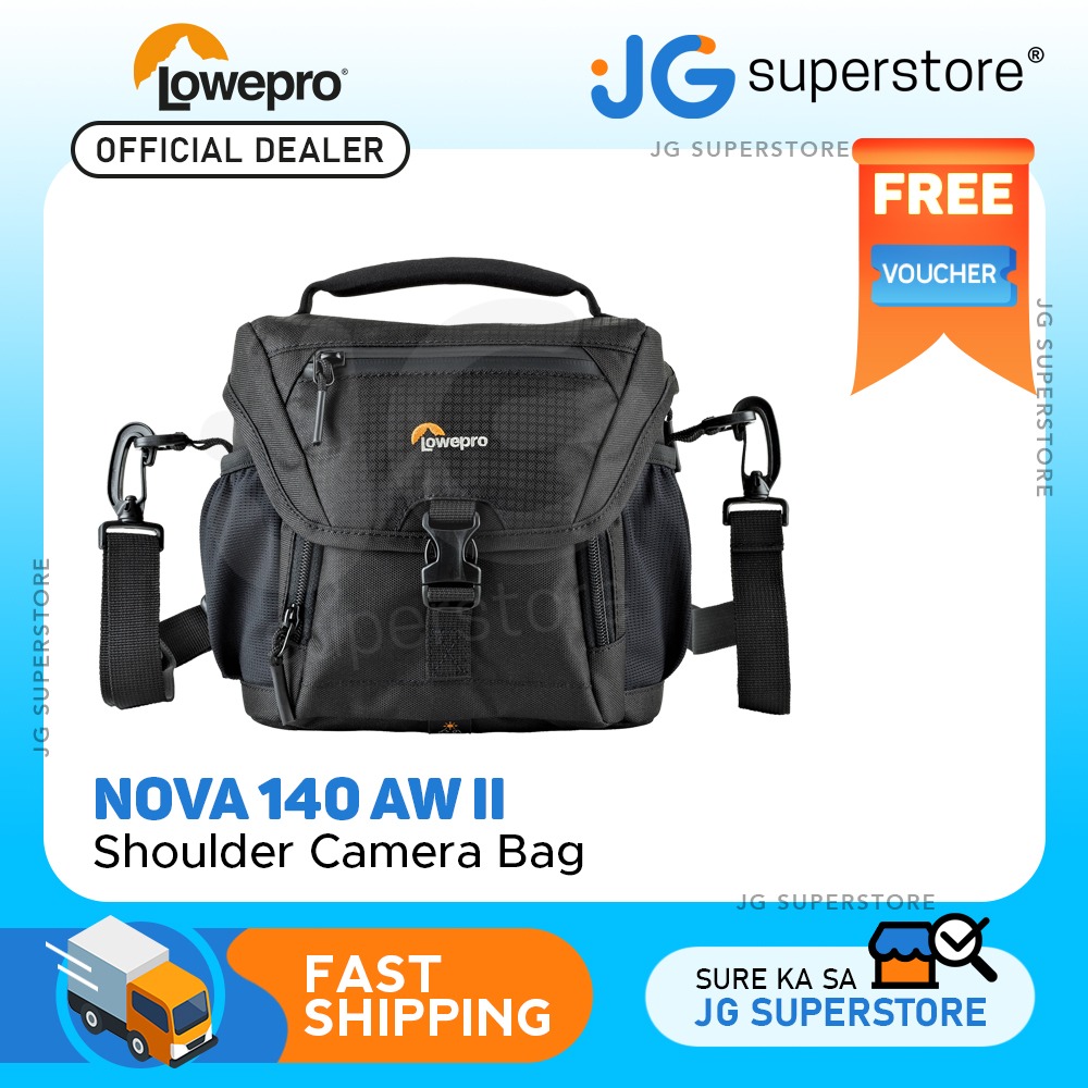 Lowepro Nova 140 AW II Camera Shoulder Bag Black JG Superstore