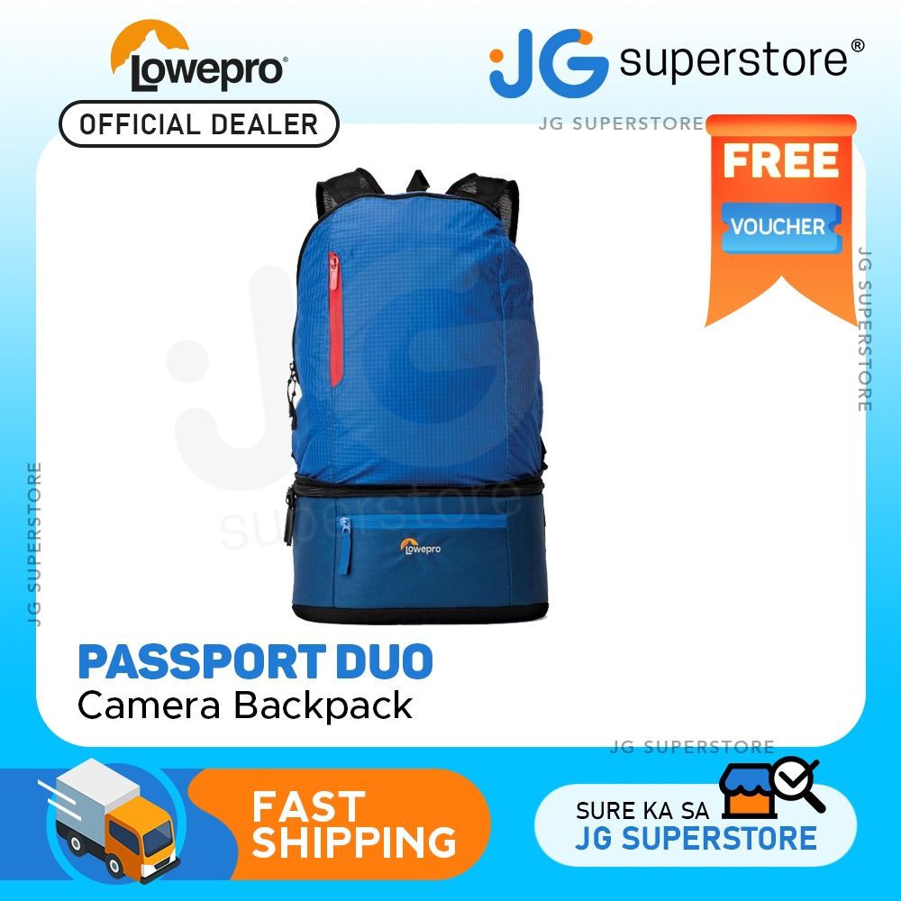 Lowepro Passport Duo Backpack Camera Bag (Blue) JG Superstore (Category: Other Photography Accessories) located in San Juan City. Submitted by jg.superstore (Listing ID 1246155944, Image 1). Description: █ JG Superstore █ 【Trusted Seller Since 2011】 【We Accept Any Special Order】 【Dedicated Customer Service】 【📍 】3/F Annapolis Tower, 43 Annapolis St. Greenhills San Juan - Front of Unionbank (please confirm your order first) 【📞 】０９１７−１６８−６９００ 【📞 