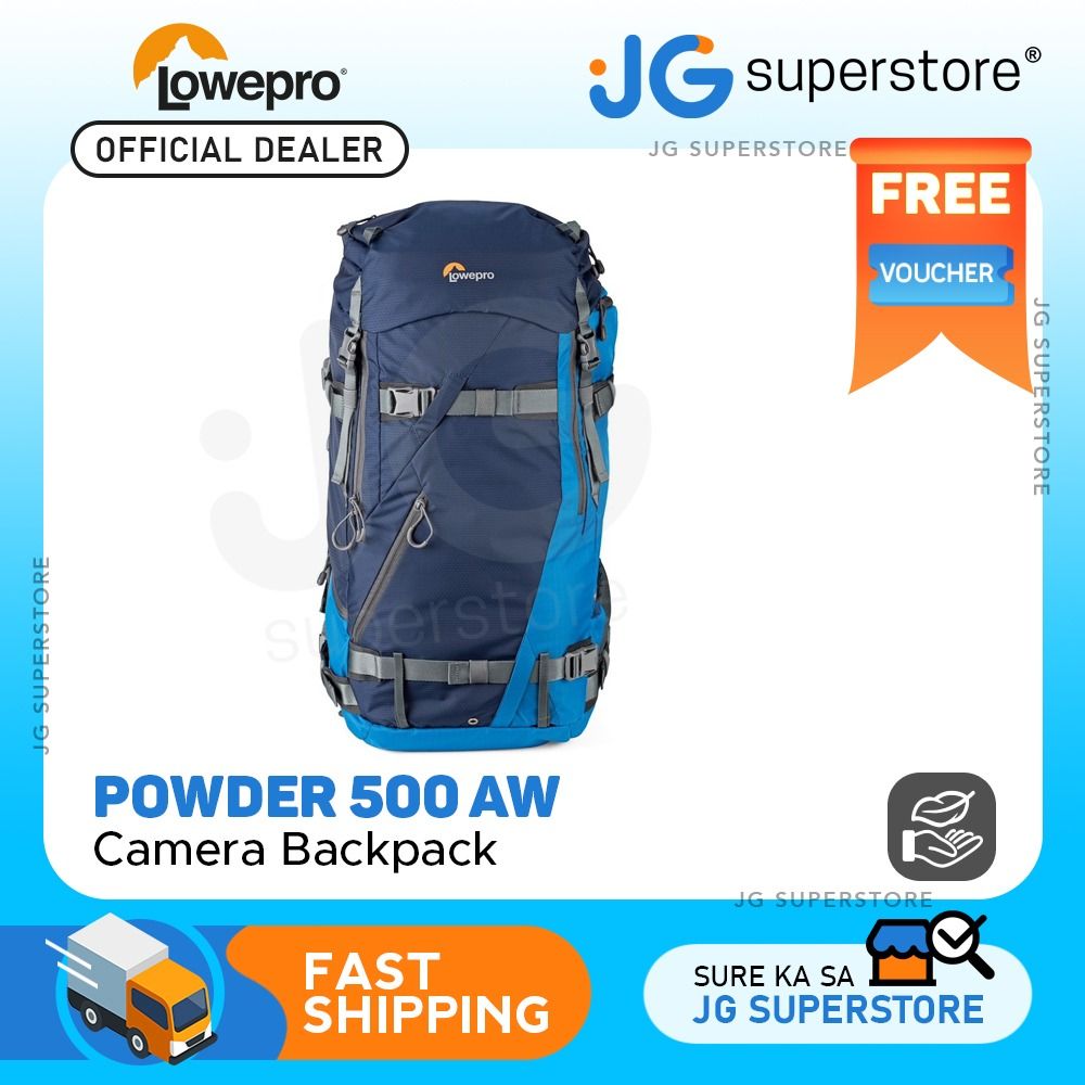 Lowepro Powder Backpack 500 AW Camera Bag | JG Superstore (Category: Other Photography Accessories) located in San Juan City. Submitted by jg.superstore (Listing ID 1246145598, Image 2). Description: █ JG Superstore █ 【Trusted Seller Since 2011】 【We Accept Any Special Order】 【Dedicated Customer Service】 【📍 】3/F Annapolis Tower, 43 Annapolis St. Greenhills San Juan - Front of Unionbank (please confirm your order first) 【📞 】０９１７−１６８−６９００ 【📞 】０９１