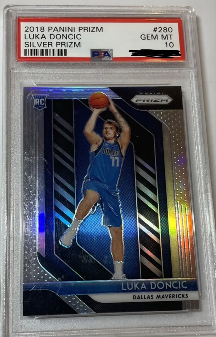 Luka Doncic Silver Prism Rookie PSA 10, Hobbies & Toys ...