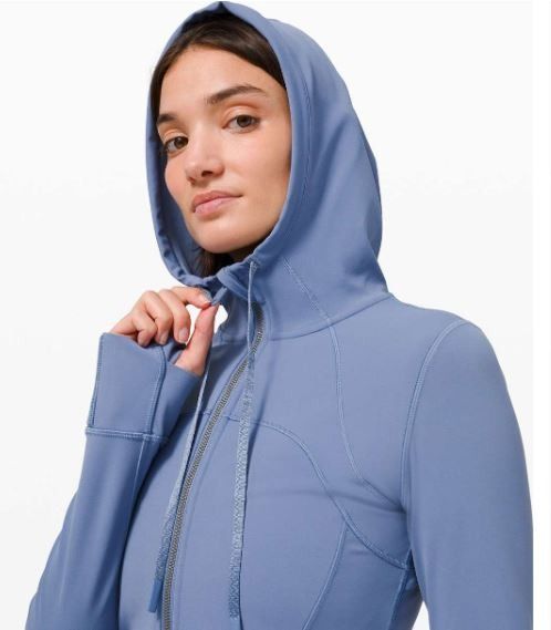 Lululemon Hooded Define Jacket Nulu Water Drop Size 8, Women's
