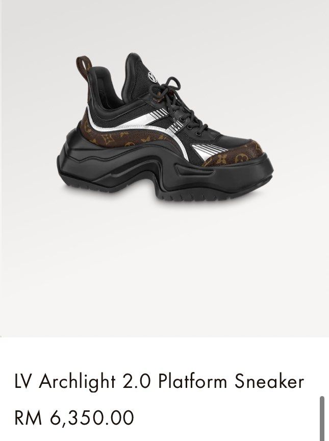 LV Archlight 2.0 Platform Sneaker ORIGINAL, Women's Fashion, Footwear,  Sneakers on Carousell