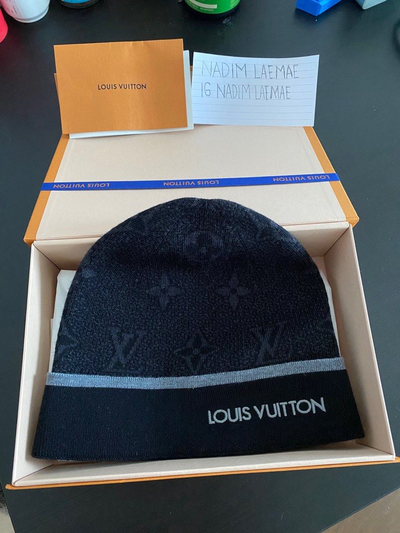 Louis Vuitton My Monogram Eclipse Hat, Black