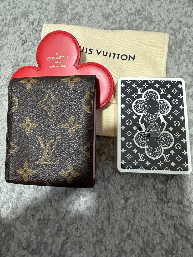 LV Monogram Vivienne Playing Cards Pouch Red, Luxury, Accessories on  Carousell