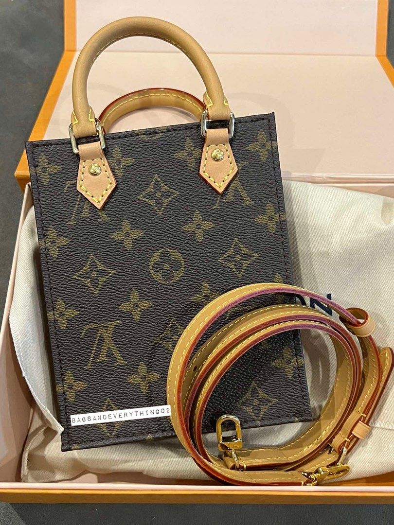 LV Louis Vuitton Petit Sac Plat Authentic, Luxury, Bags & Wallets on  Carousell