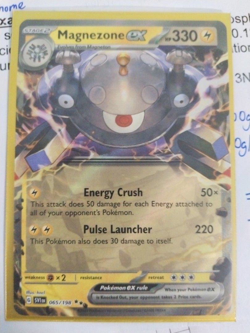 magnezone ex pokemon card value 065/198 - Scarlet & Violet Lightning Pulse Launcher (220) This Pokmon also does 30 damage to itself. Magnezone 047/132, Mega Evolution 2025