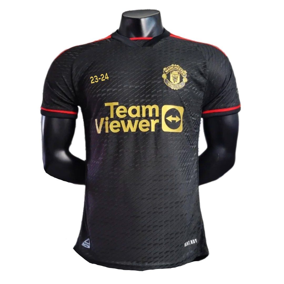 Man U Pre match Jersey 23 24 MUFC x Peter Saville Player version