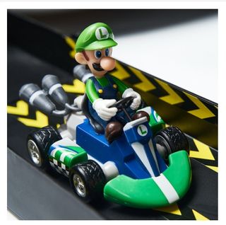 Super Mario Nintendo Wii Luigi Princess 12cm Pull Back Racer Go Kart Car  Toy NEW