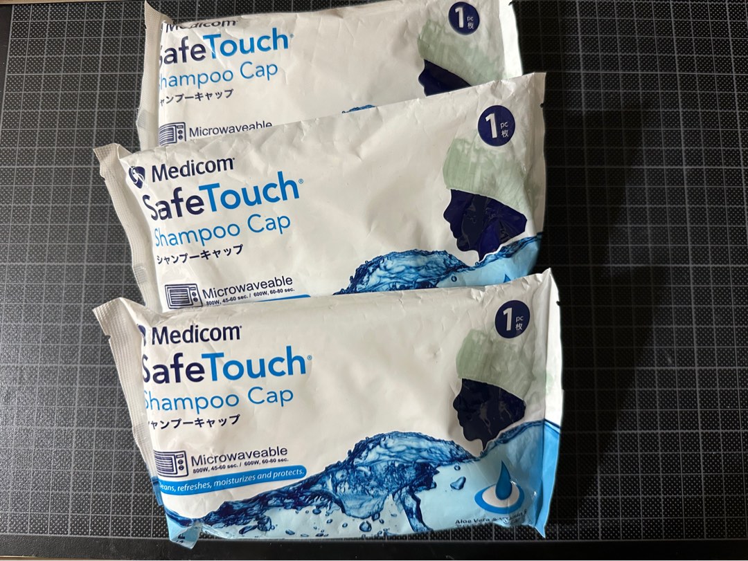 Safetouch top shampoo cap