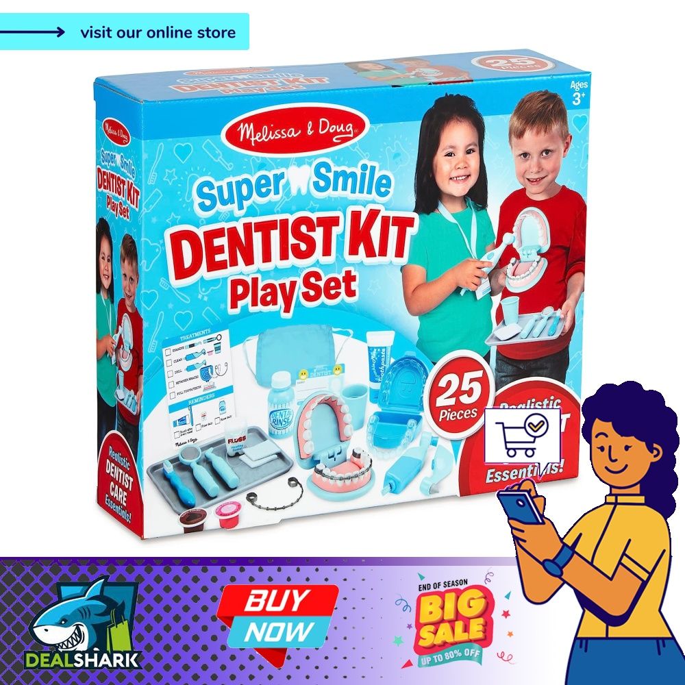 Kids' dentist play set, Hobbies & Toys, Toys & Games on Carousell
