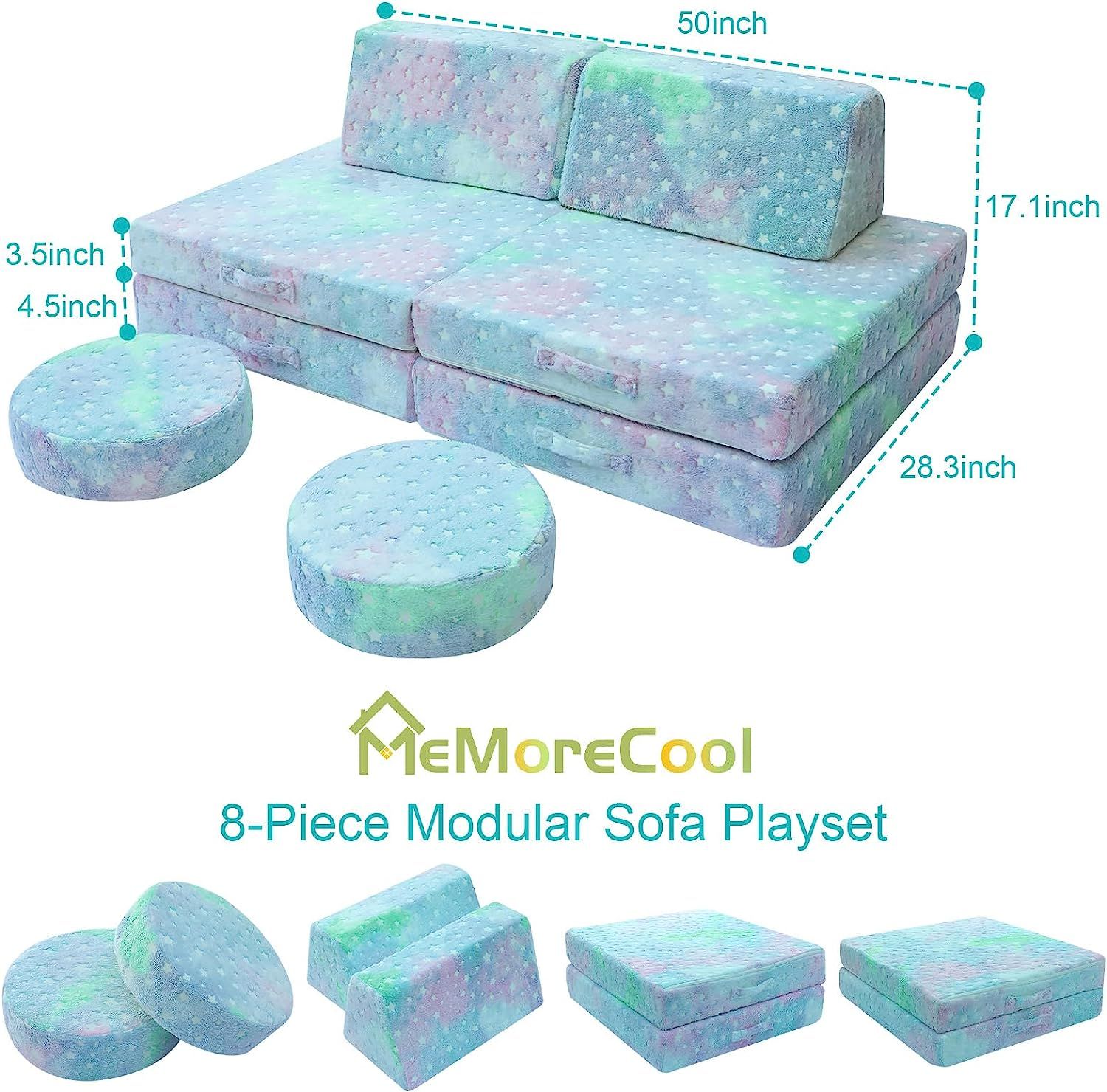  MeMoreCool Foldable Floor Mattress for Kids, Unicorn