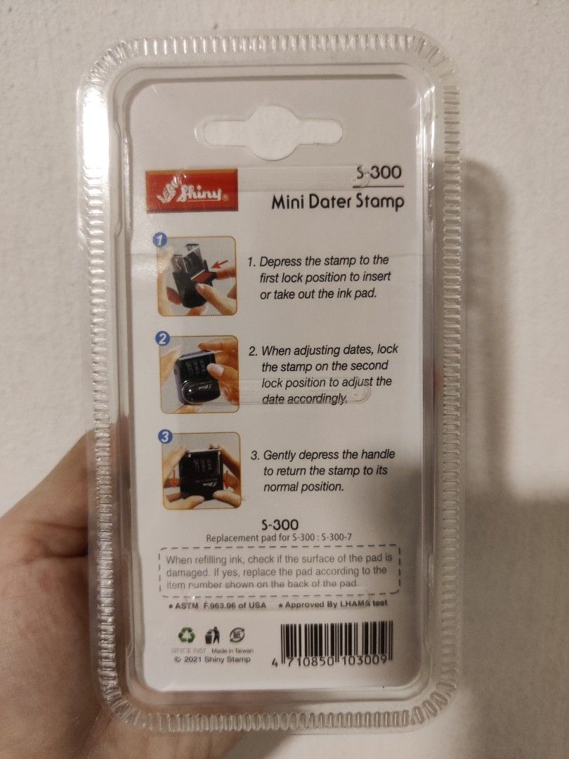 Mini Dater Stamp Hobbies Toys Memorabilia Collectibles Stamps