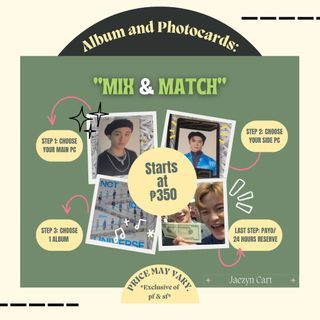 Mix & Match K-pop Photocards and unsealed albums