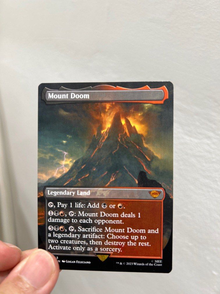 MTG LOTR Mount Doom, Hobbies & Toys, Toys & Games on Carousell