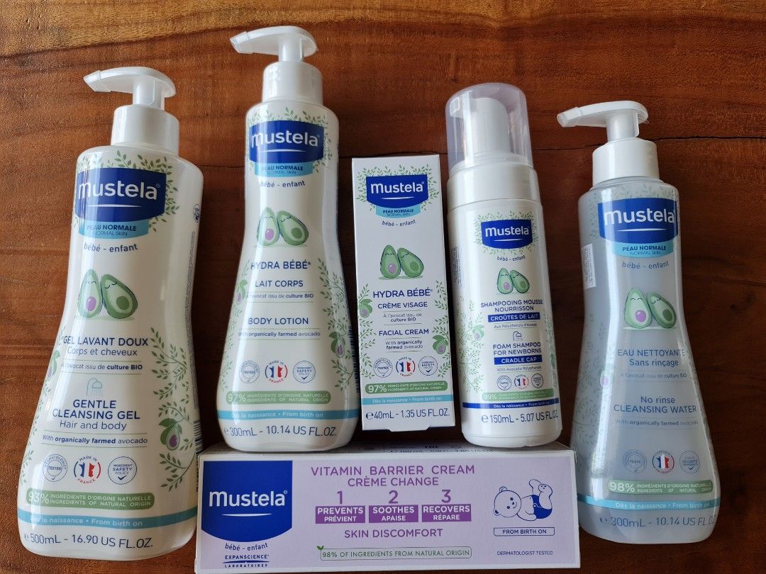 Mustela Newborn Set (FREE travel set included!), Babies & Kids, Bathing ...