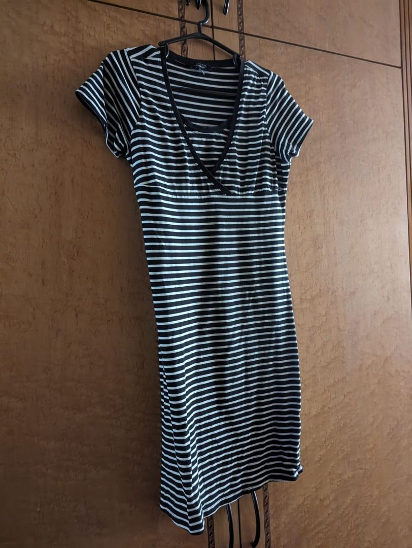 Mamalicious striped dress clearance
